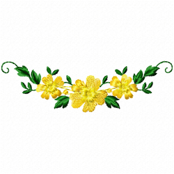 Flowers And Tree Embroidery Design 8 Flowers And Tree Embroidery Design 8